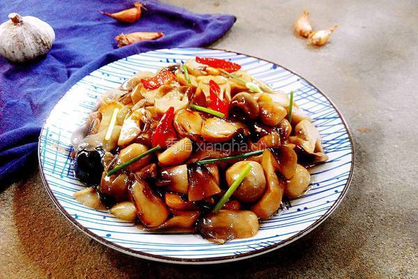清炒草菇的做法图解6