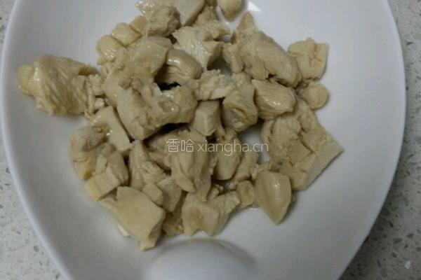 五彩鸡丁的做法图解6