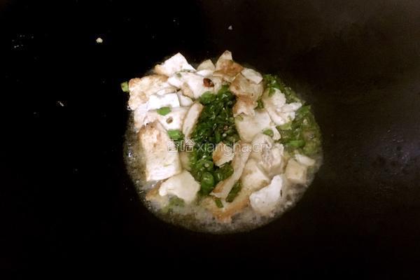 青椒炒豆腐的做法图解8