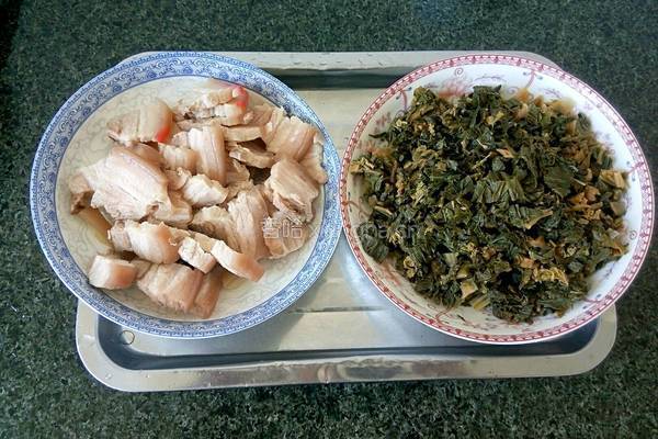酸菜蒸肉的做法图解3