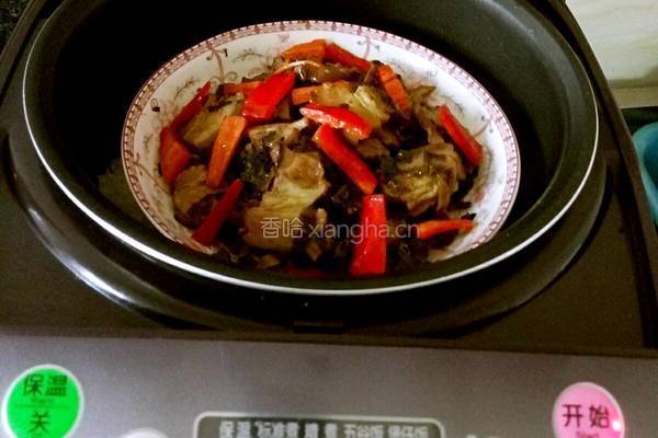 酸菜蒸肉的做法图解6