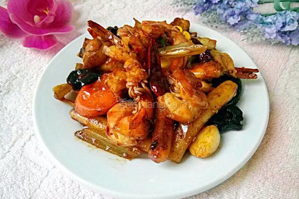 麻辣海鲜锅的做法图解17