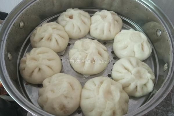 三色萝卜丝包子的做法图解15
