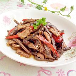 茄子干炒肉