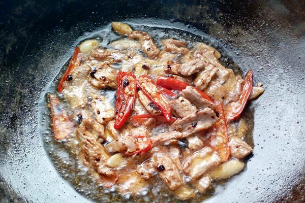 茄子干炒肉的做法图解8