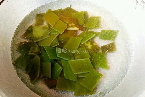 酸辣海带根的做法图解3