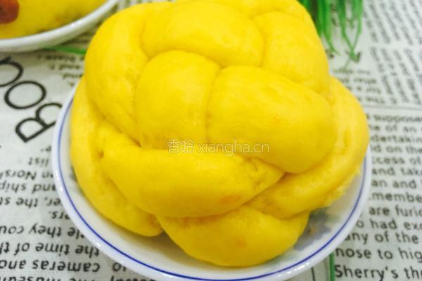 花样南瓜豆沙馒头的做法图解13