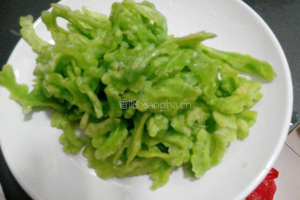 豆豉炒苦瓜的做法图解9