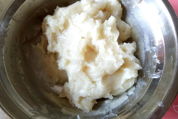 紫薯冰皮月饼的做法图解4