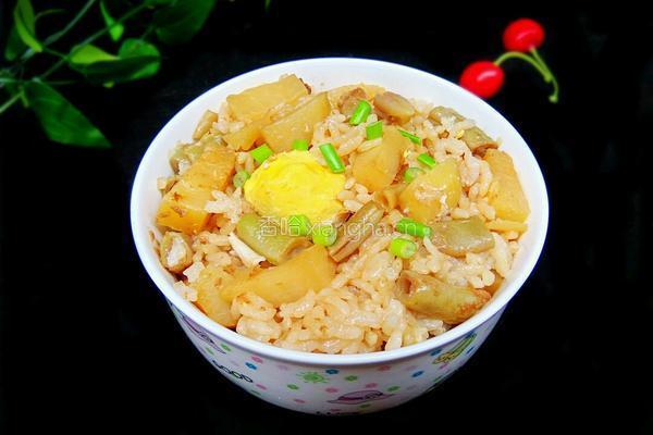 土豆豆角焖饭的做法图解11