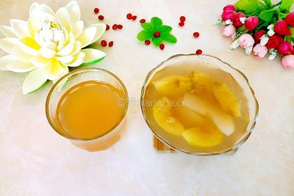 雪梨无花果茶的做法图解4
