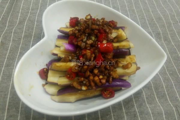 茄子蒸肉的做法图解8