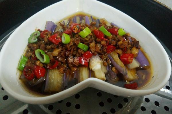 茄子蒸肉的做法图解10