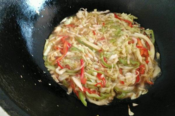 圆白菜焖饼的做法图解7
