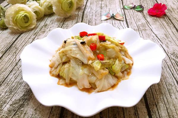 辣炒圆白菜的做法图解6