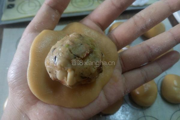 火腿月饼的做法图解3