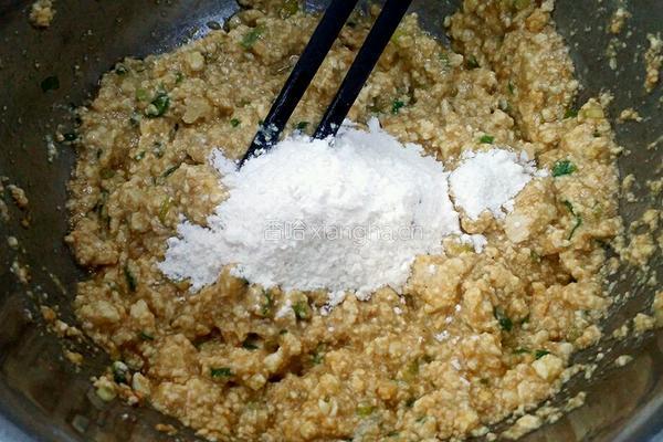 鸡蛋豆腐饼的做法图解4