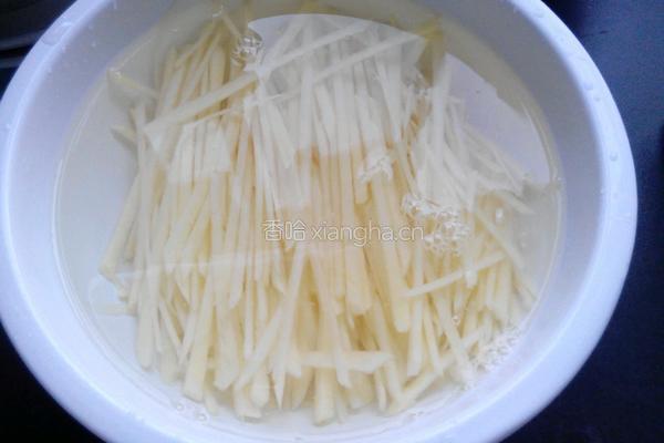萝卜土豆丝的做法图解5