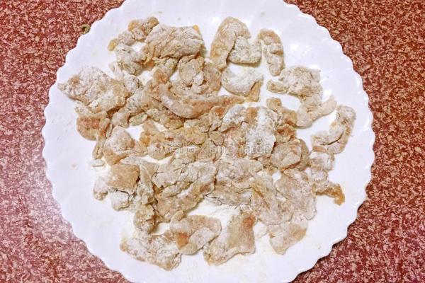 椒盐肉片的做法图解4