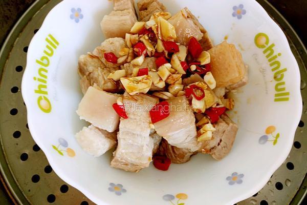蒸红烧肉的做法图解9