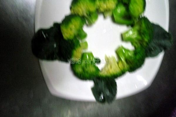 闭月羞花（清炒西兰花）的做法图解6