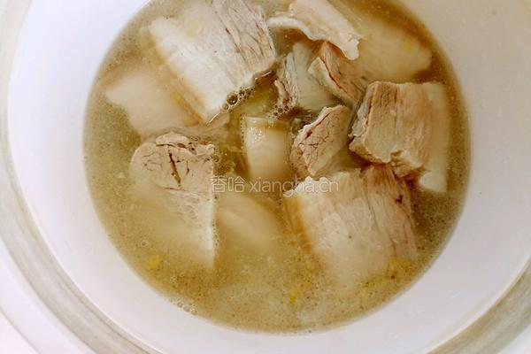 酸菜白肉的做法图解7
