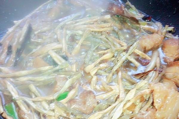干豆角烧肉的做法图解9