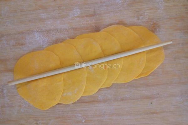 南瓜玫瑰馒头的做法图解10