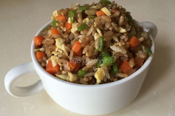 五彩炒饭的做法图解7