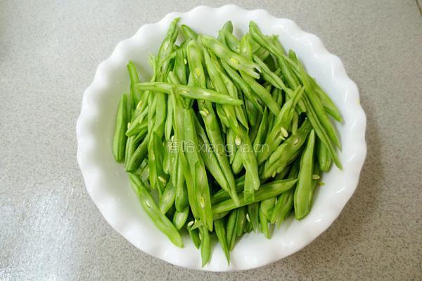 爆炒四季豆的做法图解3