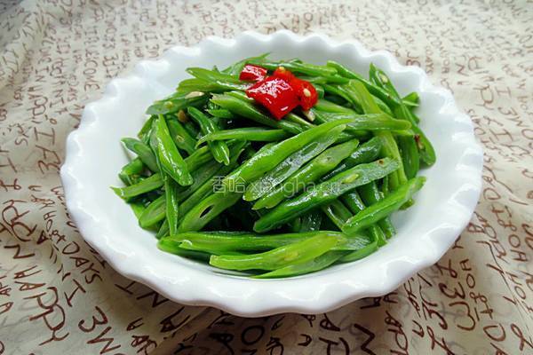 爆炒四季豆的做法图解6