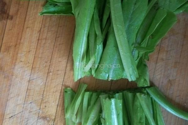 炝炒油麦菜的做法图解2