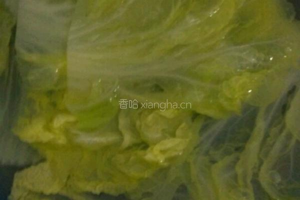 白菜肉卷的做法图解2