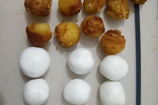 月饼馅汤圆的做法图解3