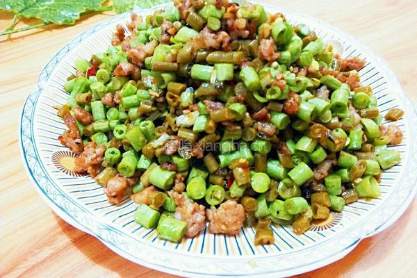 干煸肉末豆角的做法图解6
