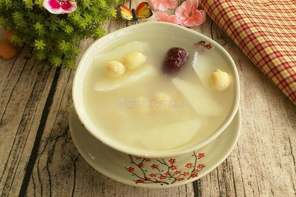 莲子山药粥的做法图解5