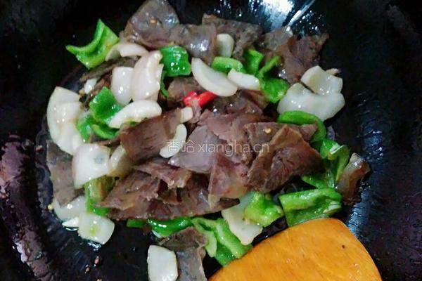 炒卤牛肉的做法图解4