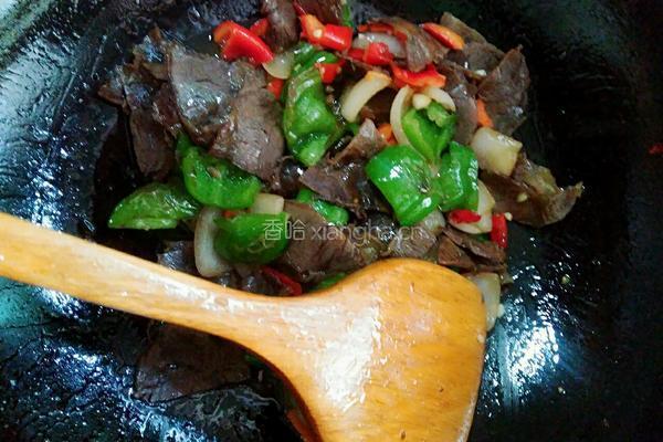 炒卤牛肉的做法图解5