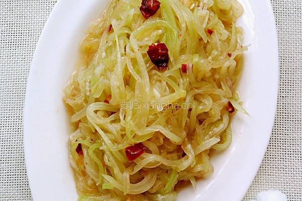 凉拌葫芦丝的做法图解5
