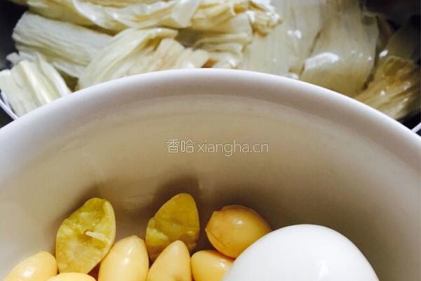 白果腐竹鸡蛋糖水的做法图解5