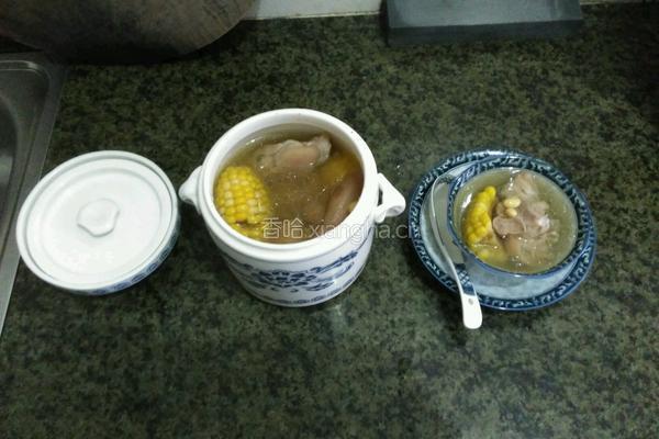 瑶柱粟米炖猪手