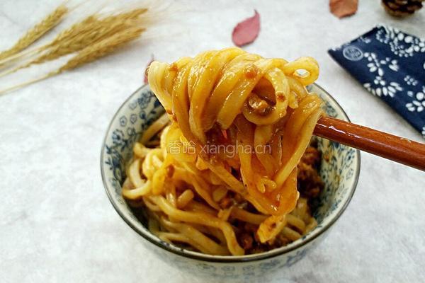 香菇肉末炸酱面的做法图解8