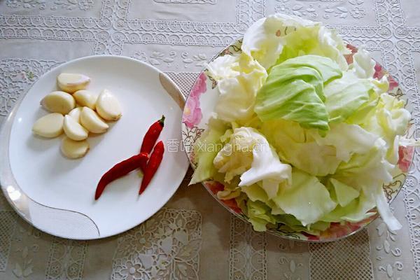 酸辣洋白菜的做法图解1