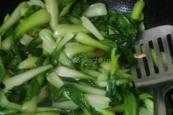清炒油白菜的做法图解6