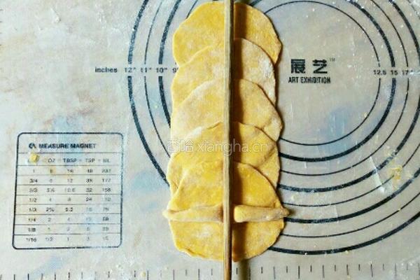 玫瑰花南瓜馒头的做法图解14