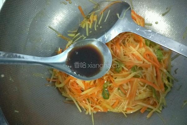 土豆胡萝卜丝的做法图解11