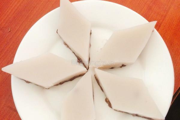 椰奶红豆糕的做法图解8
