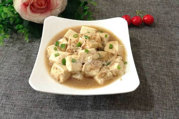 虾皮烧豆腐的做法图解7