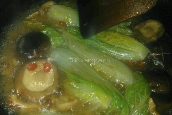 香菇娃娃菜的做法图解10