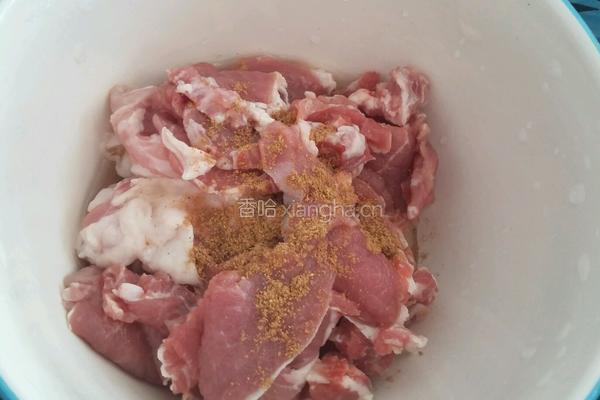大葱炒羊肉片的做法图解4